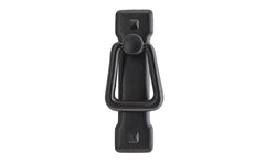 Mission-Style Vertical Drop Pull ~ Flat Black Finish
