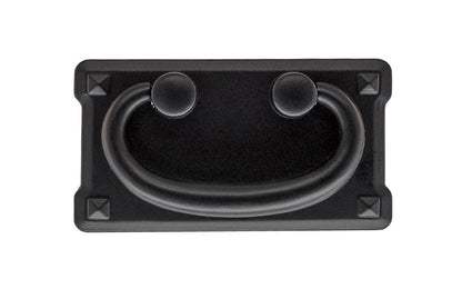 Mission-Style Drop Ring Pull ~ Larger Size ~ Flat Black Finish