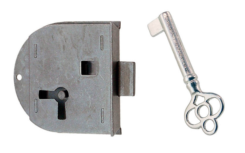 Cabinet & Drawer Lock ~ Left Hand Application ~ Vintage-style Hardware · Traditional & classic ~ Designed for left-handed cabinet doors & drawers ~ 1" backset ~ Made of steel material ~ Well-built lock