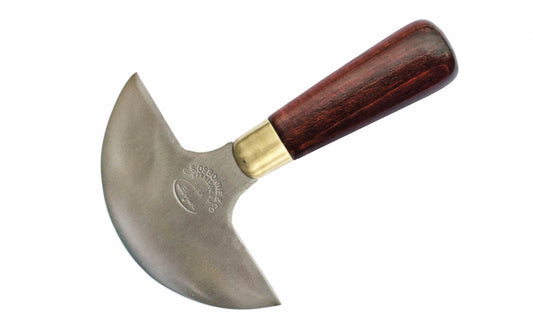 C.S. Osborne Head Knife No. 71 ~ The blade is made of carbon steel & has a special shaped half-round blade which measures 4-1/2" from point to point ~ Made in USA ~ 096685600260