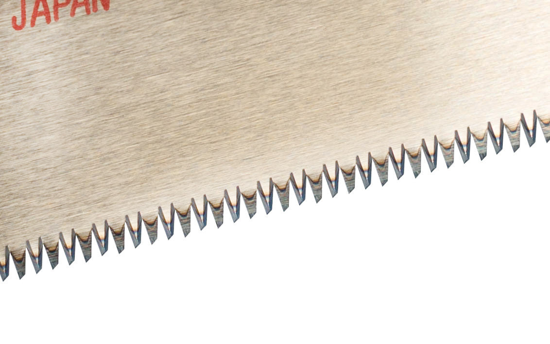 Made in Japan · Z-Saw #H-225 | #15018 ~ Crosscut Teeth: 22 TPI ~ Fine finish-carpentry pull-saw ~ Impulse Hardened Teeth ~ Blade is removable ~ A fine pull-saw without a spine along the blade back, designed for making deep cuts for wood joineries, & or other precise intricate woodwork ~ Good clean & smooth cuts