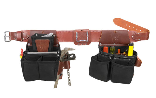 Occidental Leather "OxyLights" Ultra Framer Tool Belt Set ~ 8086 LG ~ Large Belt Size (3" Large Ranger Work Belt) - Padded Two Ply Tool Bags Keep Shape - 21 pockets - 759244197907. Extremely Abrasion Resistant Industrial Nylon - "OxyLights" 8086 Tool Belt Package - Industrial Nylon Material for heavy use. Made in USA