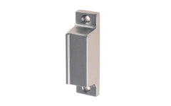 Solid Brass Box Strike for Screen Door Latch ~ Brushed Nickel Finish