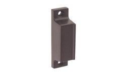 Solid Brass Box Strike for Screen Door Latch ~ Oil Rubbed Bronze Finish