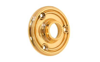 Solid Brass Ring-Design Rosette ~ 2-1/4" Diameter ~ Lacquered Brass Finish