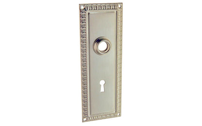 Orante Brass Escutcheon Door Plate with Keyhole