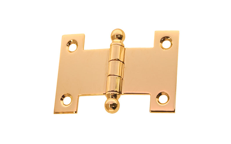 Solid Brass Ball-Tip Parliament Hinge ~ 2-1/2