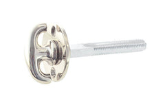 Closet Spindle with Thumb Turn ~ 2-1/2" Length ~ Polished Nickel Finish