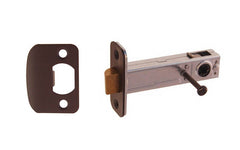 Spring Latch for Doors with Locking Pin ~ 2-3/4" Backset ~ Oil Rubbed Bronze Finish