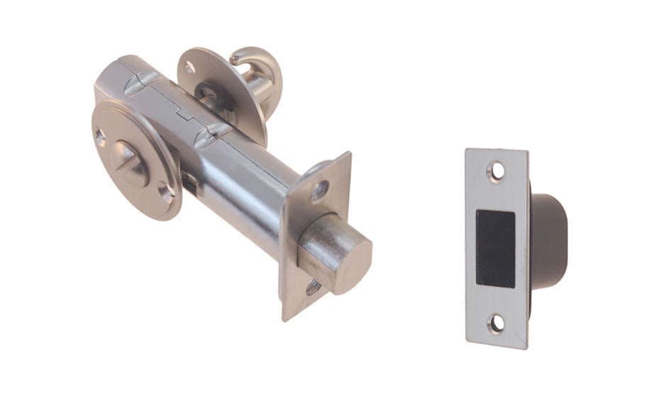 Thumb Turn Deadbolt for Doors With Emergency Slot ~ Brushed Nickel Finish