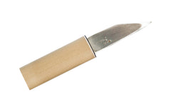 Yokote Japanese Laminated Steel Knife Backview ~ 90 mm