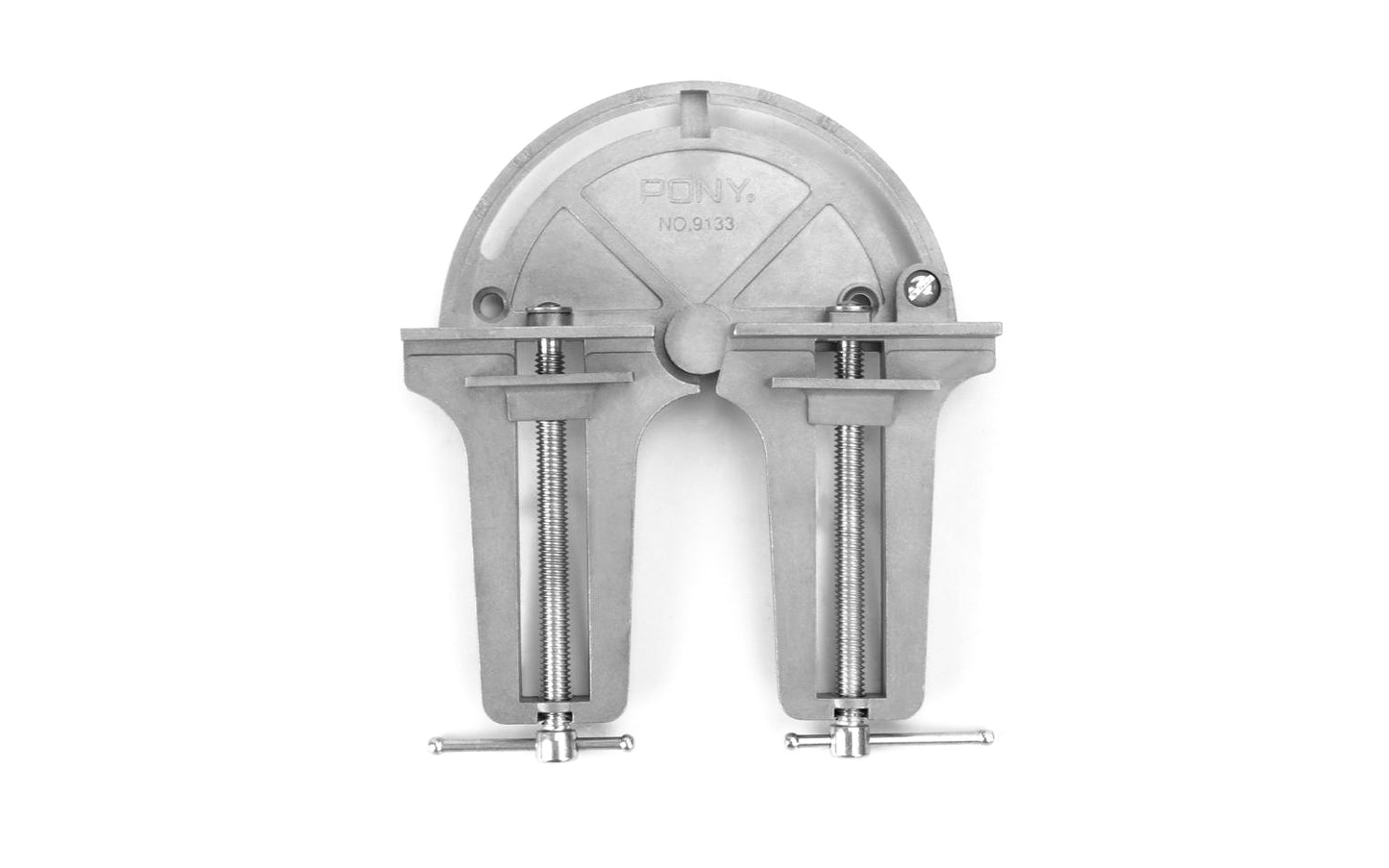 Pony / Jorgensen Clamps - Model No. 9133 ~ 3" opening max - Die-cast aluminum frame - Clamps miter & butt joint precisely at any angle - sliding jaws hold workpieces up to 3" wide - for miter correction, doweling, gluing, or nailing - Jorgensen Miter Clamp - Pony Miter Clamp - Adjusts to any angle from 0° to 180° ~ 044295913300
