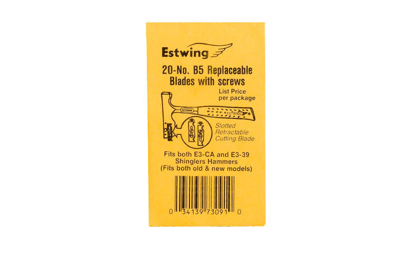 Estwing Replacement Blades for E3-CA & E3-39 ~ Made in the USA