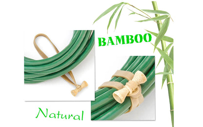 Natural Color BongoTies ~ Made of Real Bamboo Wood