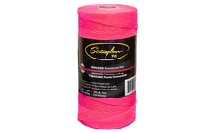 This Stringliner Braided Mason Line is a replacement roll for the Stringliner Reel. Fluorescent pink color. Braided #18 nylon mason line in 1000' (1 lb) length roll. Stringliner Pro Model SL35762