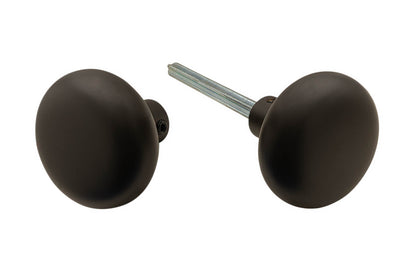 Solid Brass Core Classic Smooth Doorknob Set. Vintage-style Hardware · High quality & solid brass doorknob set with a classic & smooth design. The doorknob itself has a solid brass core making it very durable. Oil Rubbed Bronze