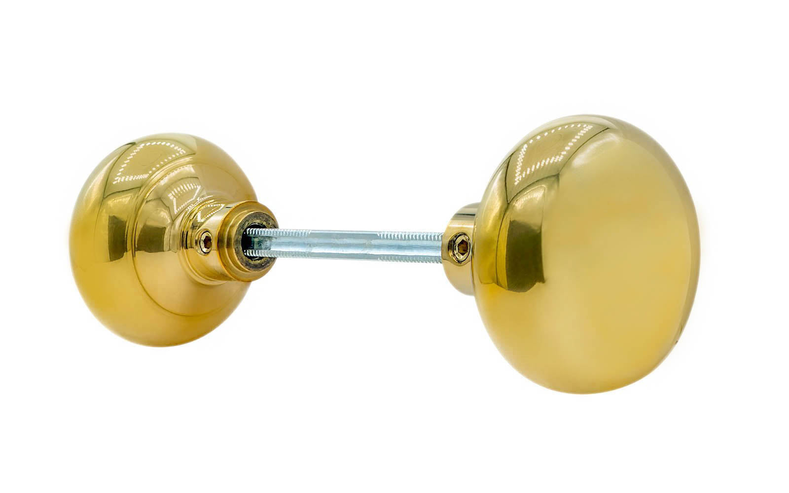 Solid Brass Core Classic Smooth Doorknob Set. Vintage-style Hardware · High quality & solid brass doorknob set with a classic & smooth design. The doorknob itself has a solid brass core making it very durable. - Non-Lacquered Brass