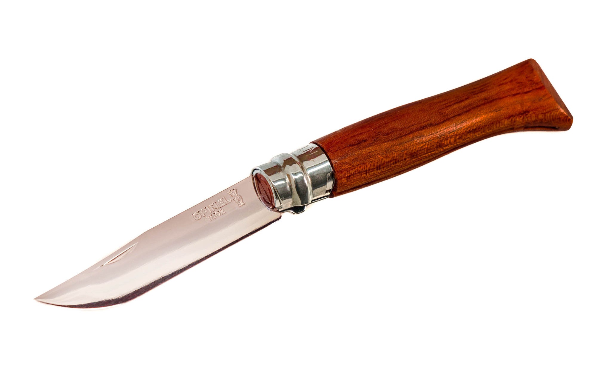 Opinel Stainless Steel Knife ~ Bubinga Handle ~ Made in France