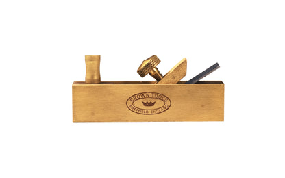 Crown Tools Brass Miniature 3" Block Plane ~ Model No. MPBW
