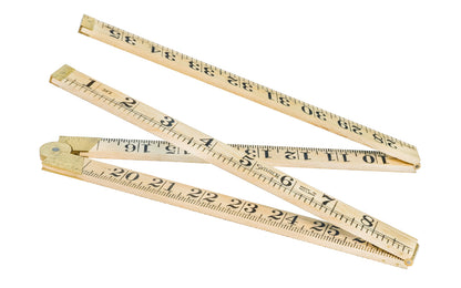 Made in Holland - Sybren - 3 foot long ruler - 3' rule - 3' ruler ~ Readings in 8ths, 16ths, 32nds, 64ths - 3/4" Wide - Sybren Ruler - Sybren Rule - Hardwood Rule - Etched Graduations - Yardstick - 3 foot wooden ruler - 3' hardwood ruler - Foldable rule - Foldable European Ruler - Brass joints - Brass Hardware 650-1167