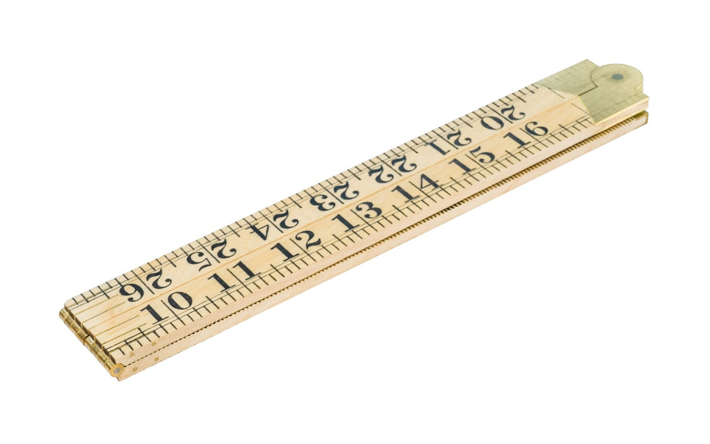 Made in Holland - Sybren - 3 foot long ruler - 3' rule - 3' ruler ~ Readings in 8ths, 16ths, 32nds, 64ths - 3/4" Wide - Sybren Ruler - Sybren Rule - Hardwood Rule - Etched Graduations - Yardstick - 3 foot wooden ruler - 3' hardwood ruler - Foldable rule - Foldable European Ruler - Brass joints - Brass Hardware 650-1167