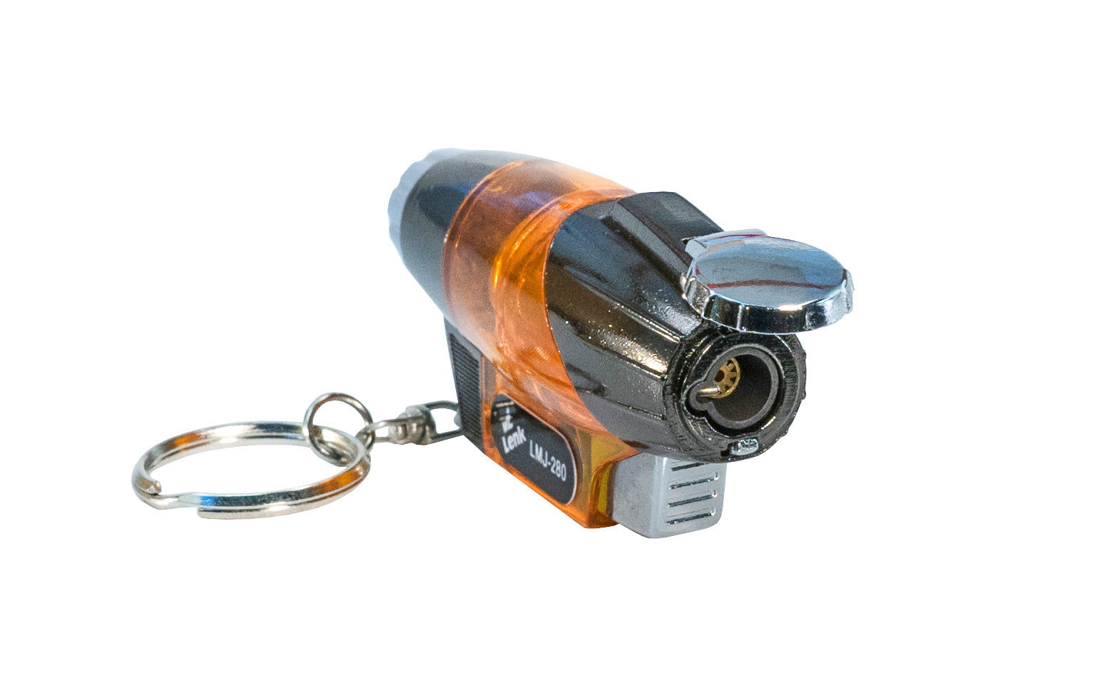 The Wall Lenk LMJ-280 Mini Turbo-Lite Torch is powered with Automatic Electronic Ignition System. Use turbo torch for light duty shop work, garage work, camping, survival kits, household repairs, first aid, hobby & crafts, heat shrink, outdoor activities, etc. Flame temperature - 2400° F - Blue flame - Keychain Torch - 048491400268