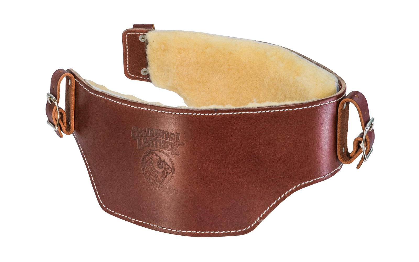 Occidental Leather's Belt Liner with Sheepskin relieves you from cutting edges & circulation problems associated with safety & tool belts. Sheepskin pads provide maximum comfort & is a natural insulator, warm & comfortable in winter, & cool in summer. Comfortable when using with tool belts. Model 5005 S - Small Size - 759244004700