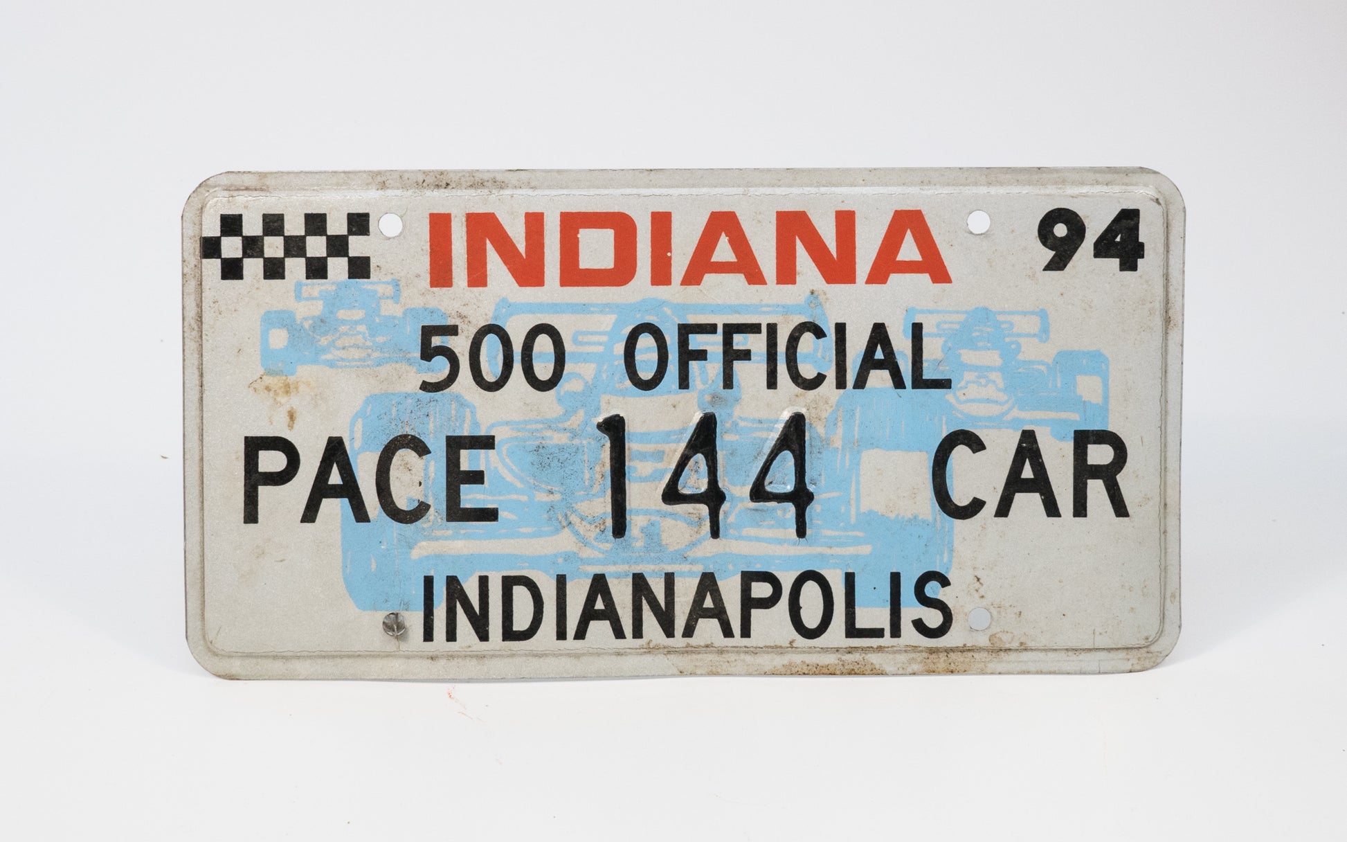 Indy Racing Fan License Plate