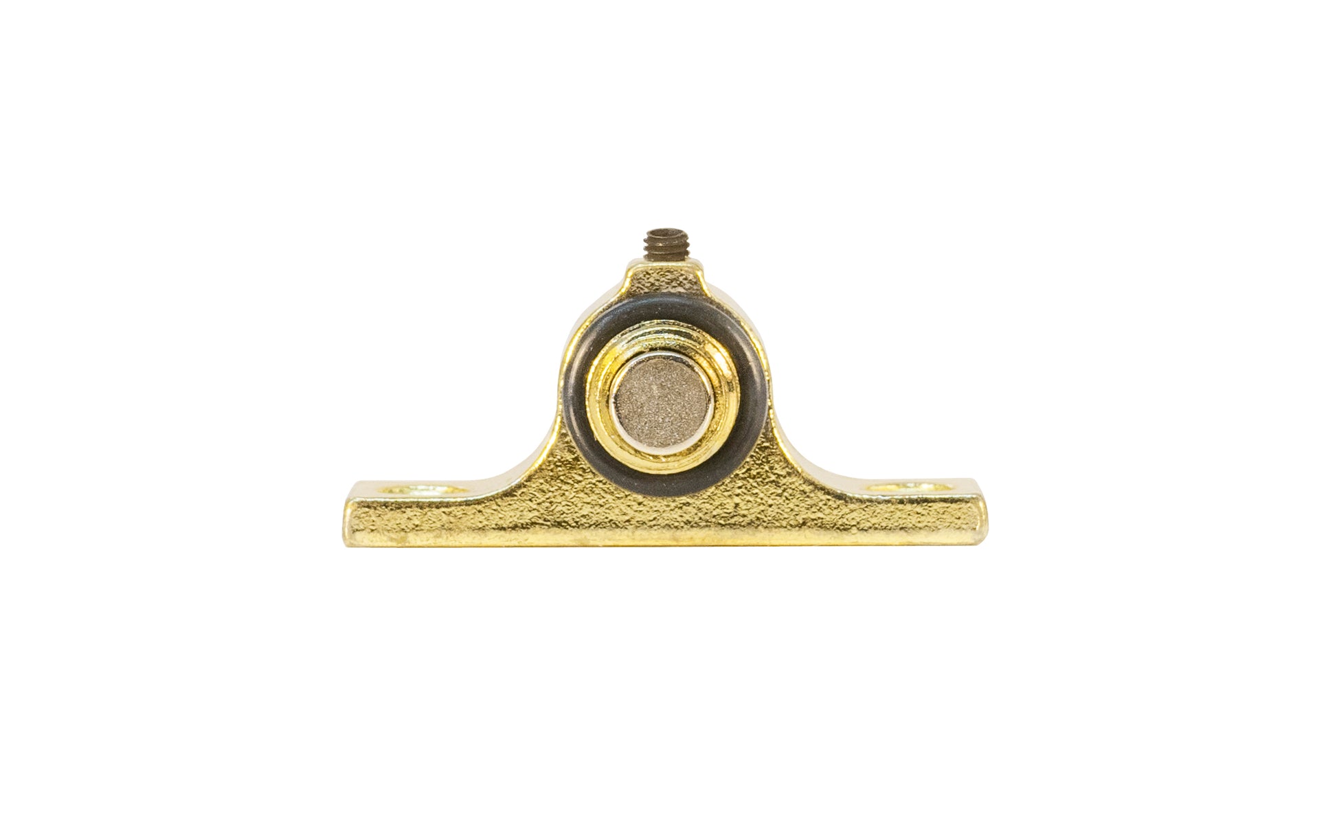Magnetic Cabinet Catch ~ Vintage-style Hardware · Traditional & classic ~ Made of steel & cast zinc ~ Brass plated finish ~ Strong neodymium magnetic (rare earth magnet)