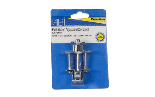 ABI Push Button Adjustable Door Latch ~ Item #352211