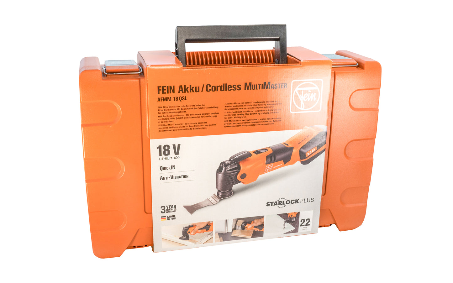 Fein Akku / Cordless MultiMaster AFMM 18QSL - 7 129 22 61 09 0