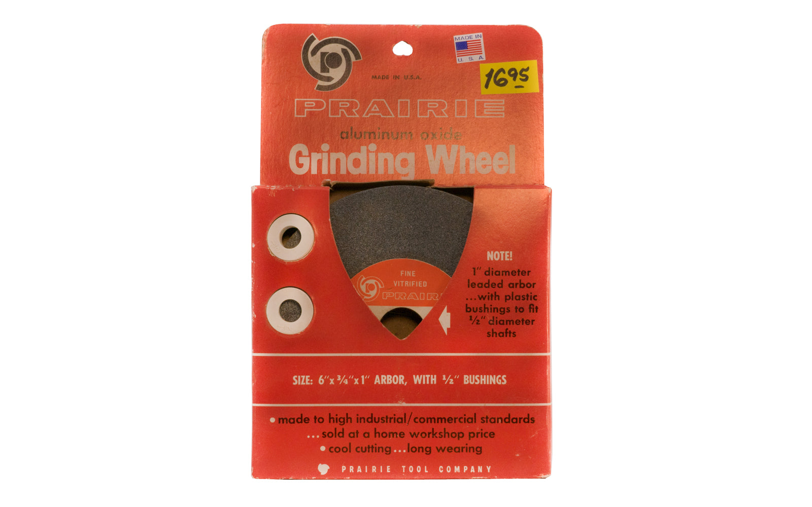 Prairie Tool Co. Aluminum Oxide Grinding Wheel 6