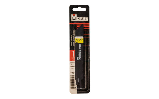 Morse 6" Carbide Grit Sawzall blade. Made in UK. Model RCTCG6.