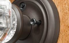 Locking Privacy Pin on oldstyle doorknobs