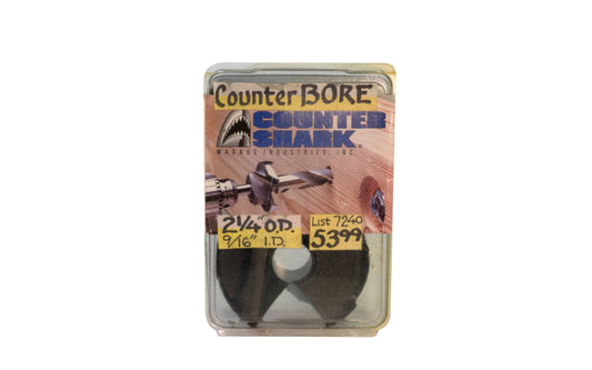 Counter Shark 2-1/4" OD - 9/16" ID Counterbore
