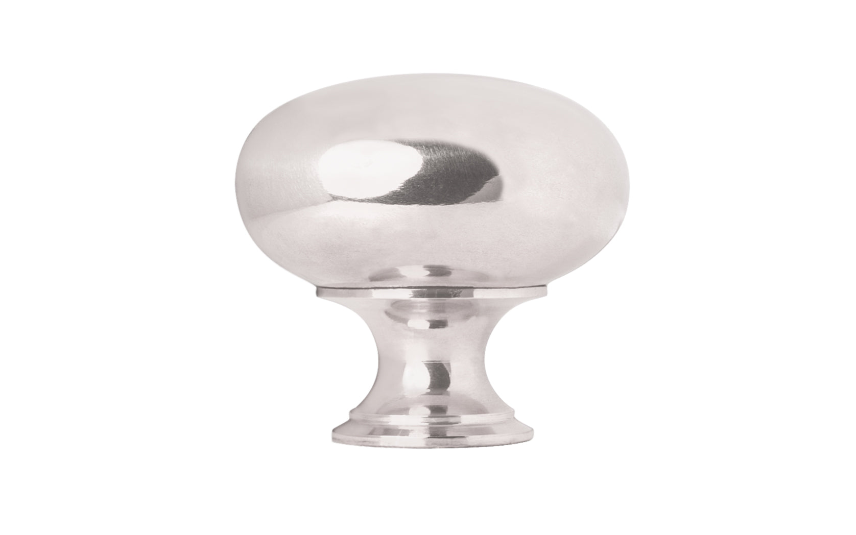 Vintage-style Hardware · Traditional & Classic Brass Knob with a Polished Nickel Finish. 1-1/2