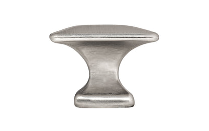 Vintage-style Hardware · Solid Brass Pyramid Shape Square Cabinet Knob ~ 1-1/4" size knob. Made of solid brass, this stylish knob has a smooth & weighty feel. Mission-style, Arts & Crafts style of hardware. Brushed Nickel Finish