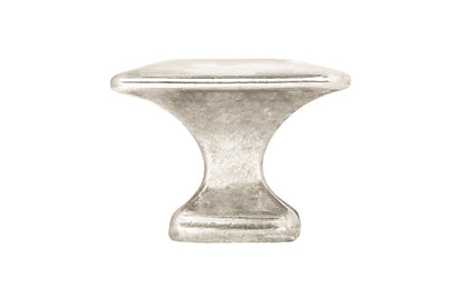 Vintage-style Hardware · Solid Brass Pyramid Shape Square Cabinet Knob ~ 1-1/4" size knob. Made of solid brass, this stylish knob has a smooth & weighty feel. Mission-style, Arts & Crafts style of hardware. Polished Nickel Finish