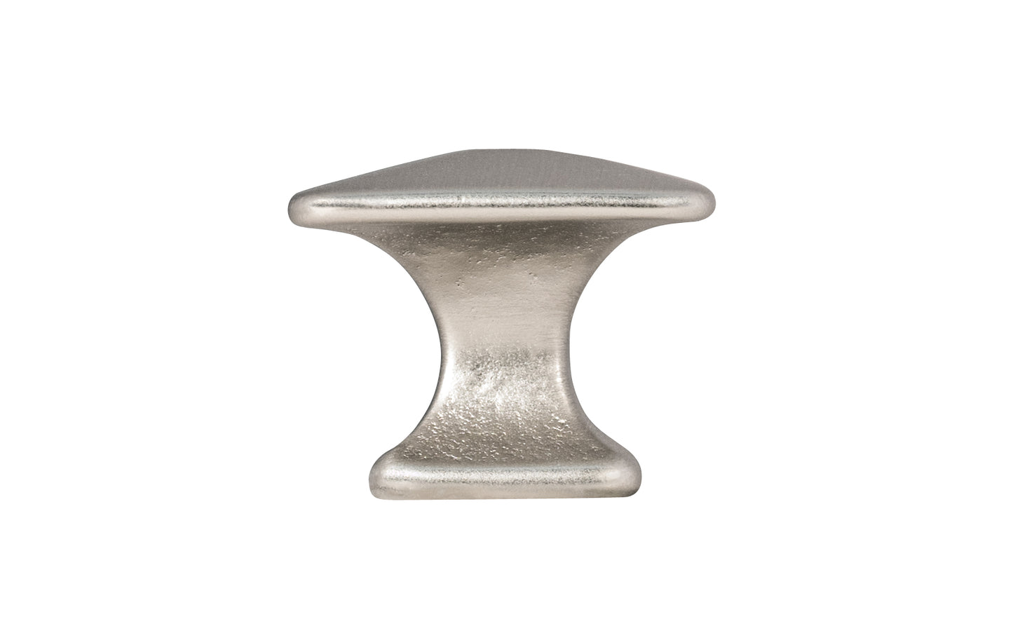 Vintage-style Hardware · Solid Brass Pyramid Shape Square Cabinet Knob ~ 1" size knob. Made of solid brass, this stylish knob has a smooth & weighty feel. Mission-style, Arts & Crafts style of hardware. Brushed Nickel  Finish