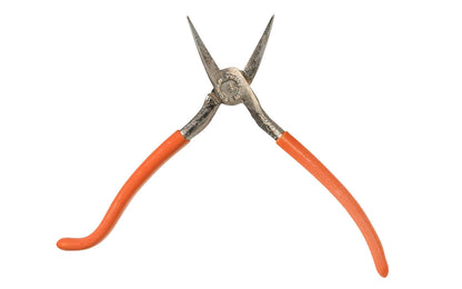 The CS Osborne Wide Duckbill Plier ~ Serrated Jaws (Model #DB1) is made of cast malleable iron, has fine serration in jaws and a vinyl grip. Made in the USA ~ 096685540122