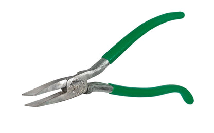 The CS Osborne Wide Duckbill Plier ~ Smooth Jaws (Model #DB1-S) is made of cast malleable iron, has smooth jaws, an extra-wide mouth and a vinyl grip ~ Made in the USA ~ 096685040141