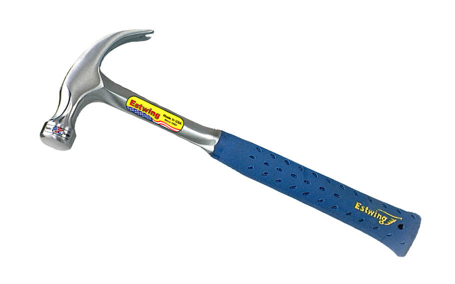 Estwing Curved Claw Hammer With Nylon Grip Smooth Face