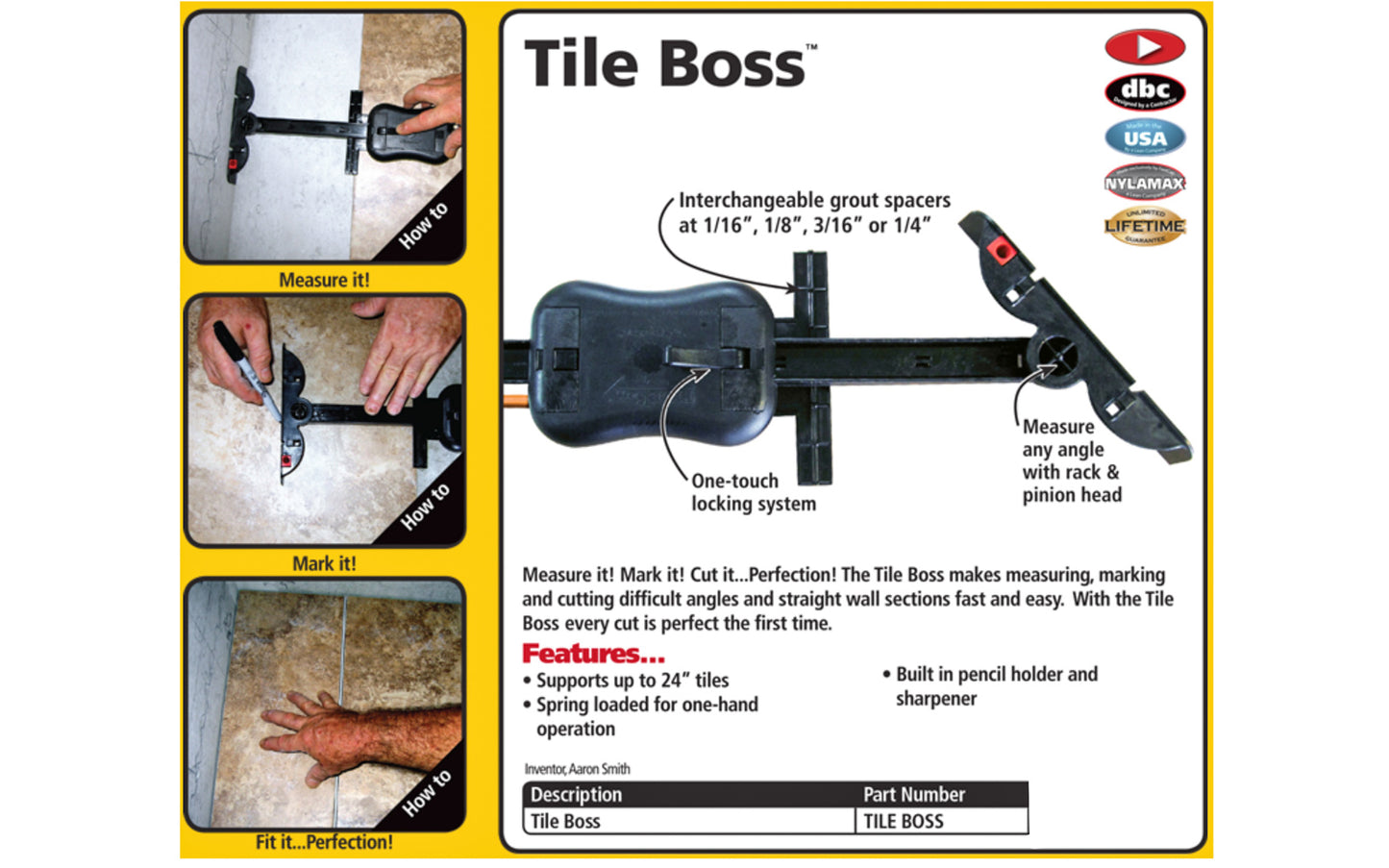 FastCap Tile Boss Jig & Measuring Tool