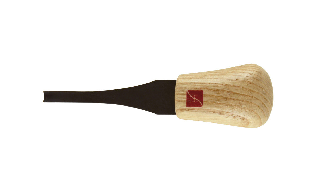 Made in USA • Model FR426 ~ Palm Carving Tool is great for carving smaller sized projects. Handle fits comfortably in the palm for good close control to your work. The blade is made of High Carbon Steel. Cutting edge is hand honed & polished - Palm Gouge - No. 6 Sweep #6 Palm Tool - Sweep #6 x 1/4" (6 mm) wide blade