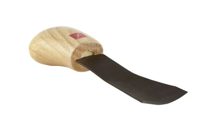 Made in USA • Model FR905 ~ Palm Carving Tool is great for carving smaller sized projects. Handle fits comfortably in the palm for good close control to your work. The blade is made of High Carbon Steel. Cutting edge is hand honed & polished - Palm Gouge - No. 5 Sweep #5 Palm Tool - Sweep #5 x 1-1/16" (28 mm) ~ 651646009058