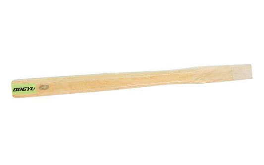 Replacement handle for the Japanese Dogyu Genno Hammer - 325 mm (13") Overall Length. Wooden handle is made of Japanese White Oak. 4962819003787.   Made in Japan.