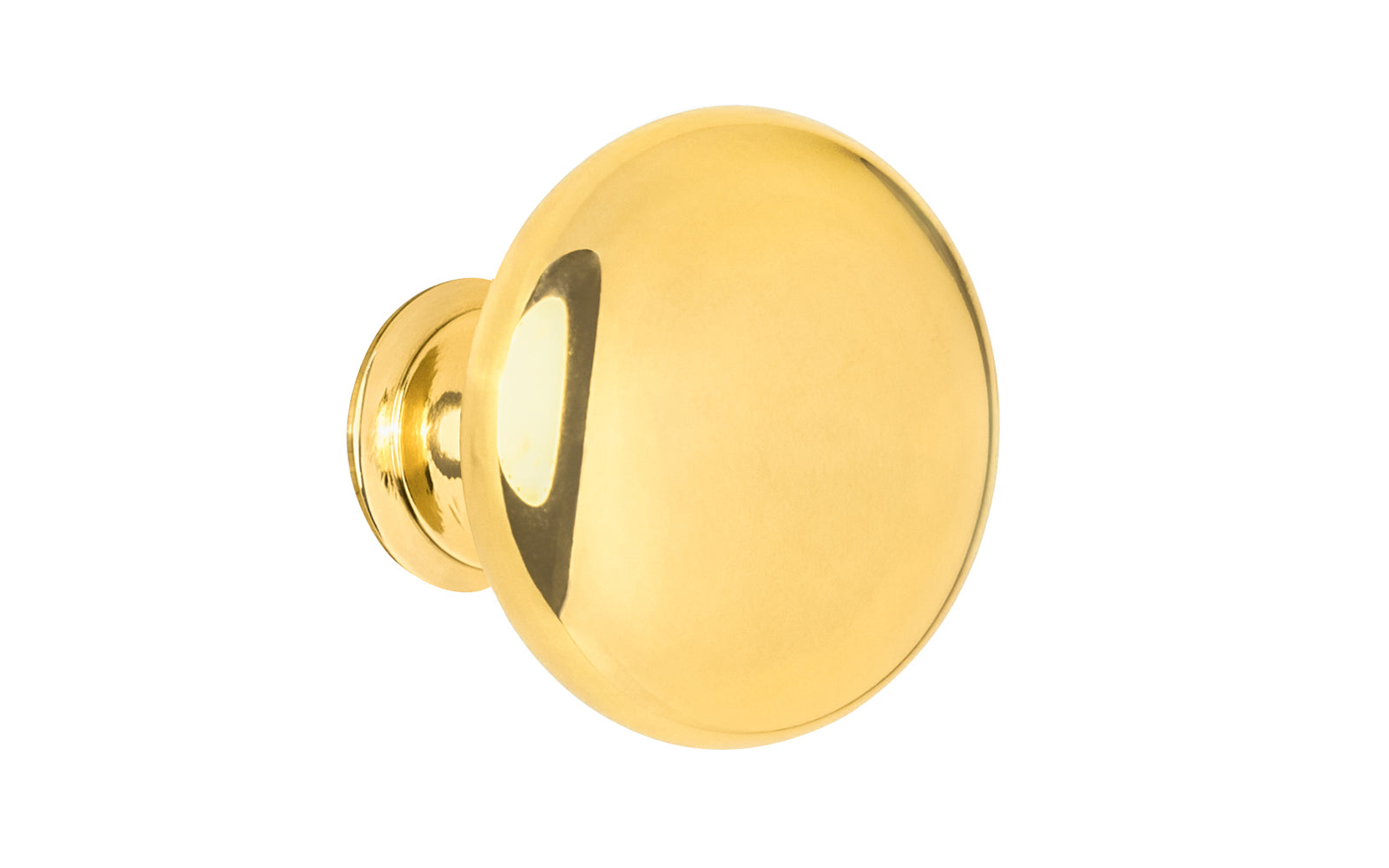 Vintage-style Hardware · Traditional & Classic Unlacquered Brass Knob. 1-1/2