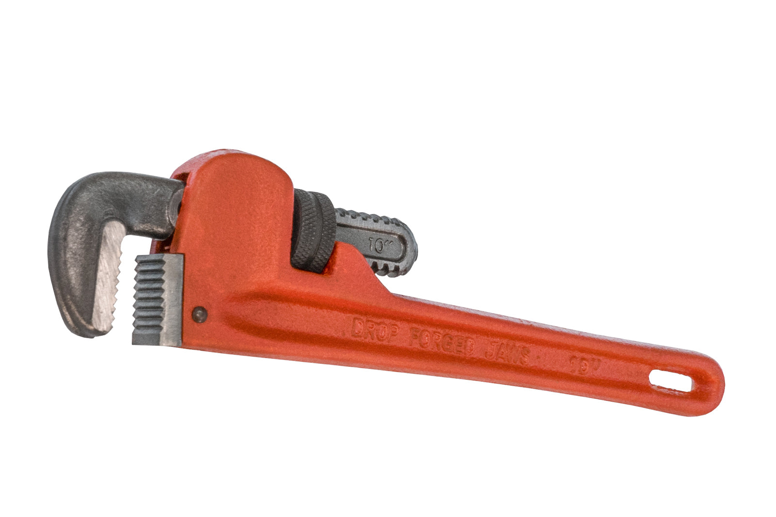 Heavy Duty 10" Pipe Wrench - Drop Forged Jaws. Monkey Wrench