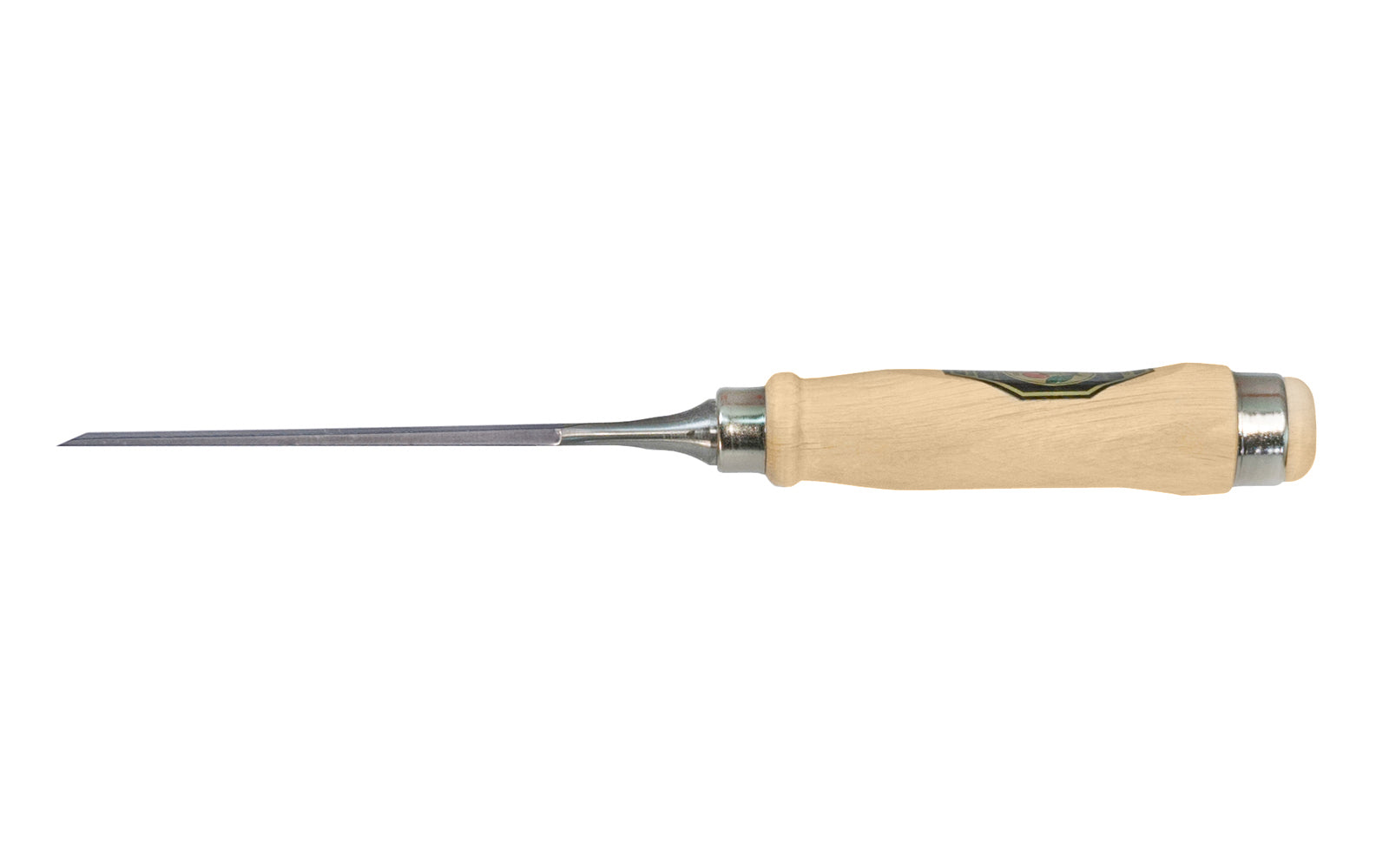 Made in Germany ~ Two Cherries · 1001 series ~ high carbon steel ~ Tempered to Rc61 Rockwell ~ Varnished flat Hornbeam handle - Stechbeitel - Firmer Chisel - short length, light pattern, bevelled edges, Flat hornbeam handle - bevel edge - steel ferrule ~ Use with mallets - 20 mm - 20MM Wide - 4016649101455 - 1001/020