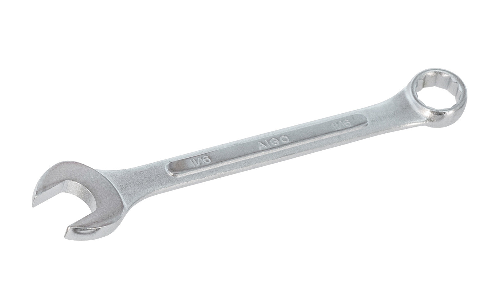 11/16" Japanese AIGO Combo Wrench - Forged Alloy Steel. 12 PT. 12 Point. Made in Japan.